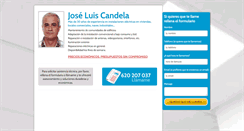 Desktop Screenshot of electrocandela.com